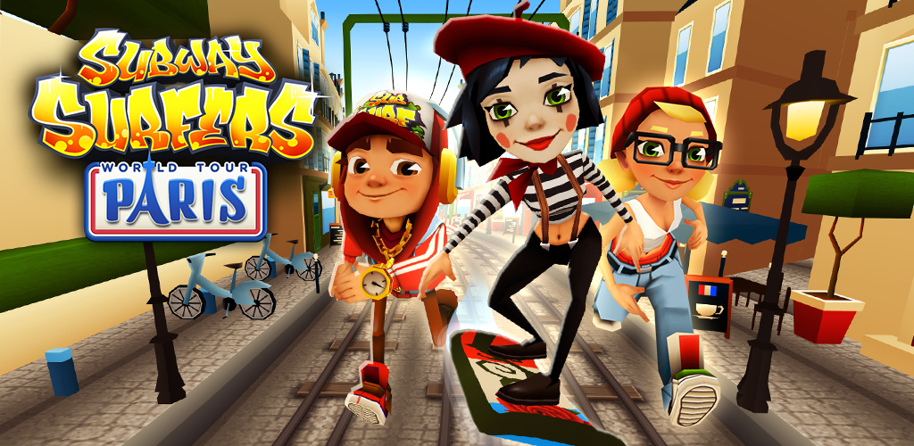 Subway Surfers Paris новая версия скачать на анд-роид бесконечные деньги и ключи